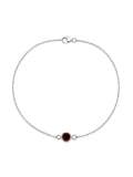 14kt White Gold Birthstone Bracelet