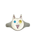 Silver Cat Ring