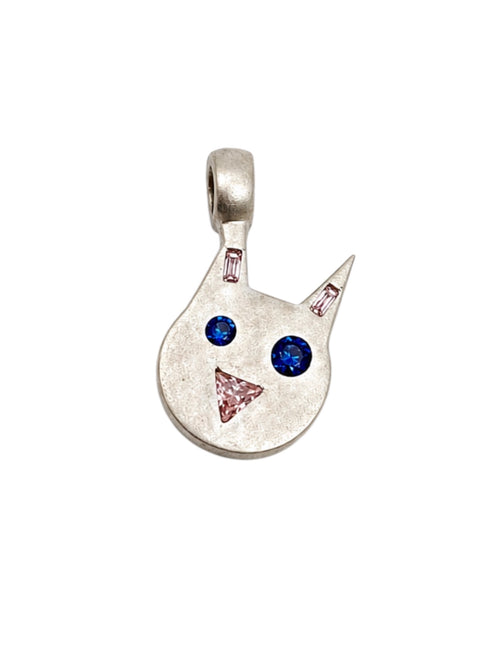 Silver Cat Pendant