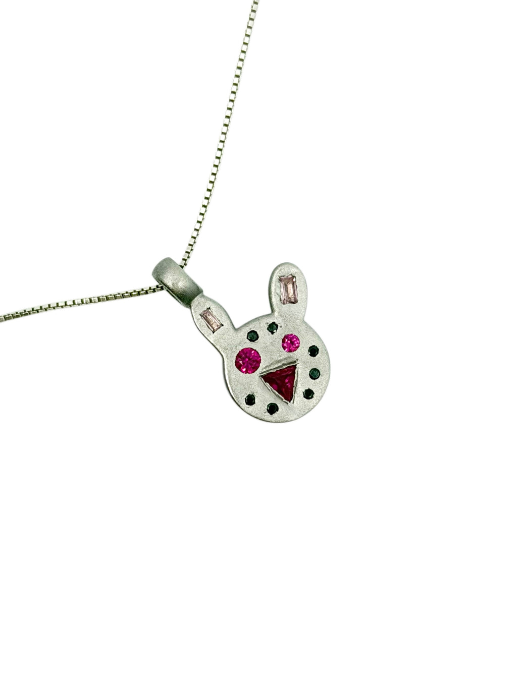 Silver Leopard Pendant alt